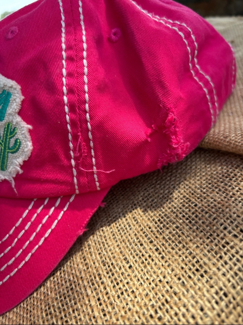 KBETHOS Hot Pink "Margarita with my Señoritas" Embroidered Baseball Cap - Picture 2 of 5